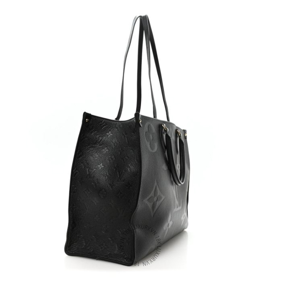 Túi xách tote Louis Vuitton Empreinte Monogram Giant Onthego GM Black QWE960