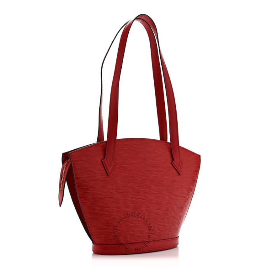 Túi xách tote Louis Vuitton Epi Saint Jacques PM Long Straps Red QWE914