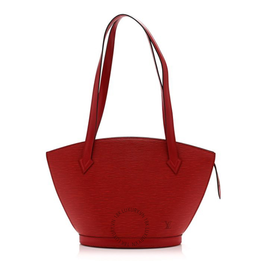 Túi xách tote Louis Vuitton Epi Saint Jacques PM Long Straps Red QWE914