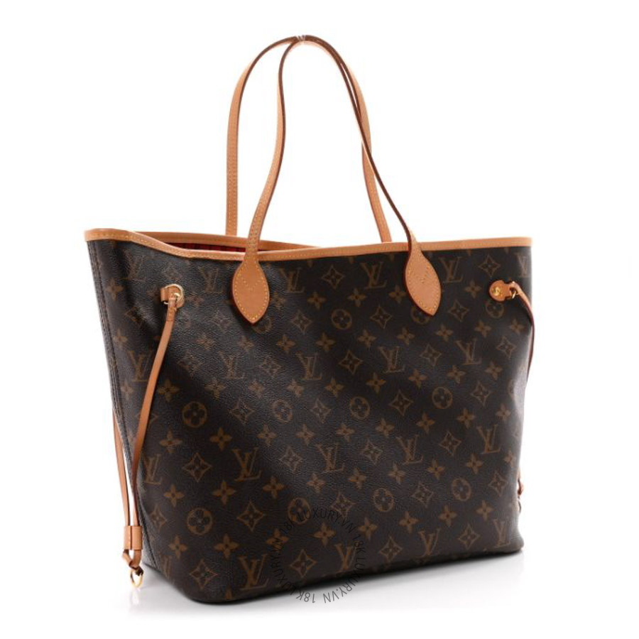 Túi xách tote Louis Vuitton Monogram Neo Neverfull MM Cherry QWE848