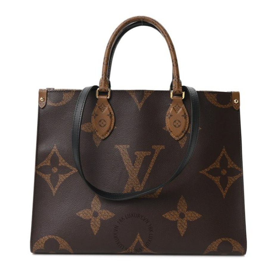 Túi xách tote Louis Vuitton Reverse Monogram Giant Onthego MM QWE640