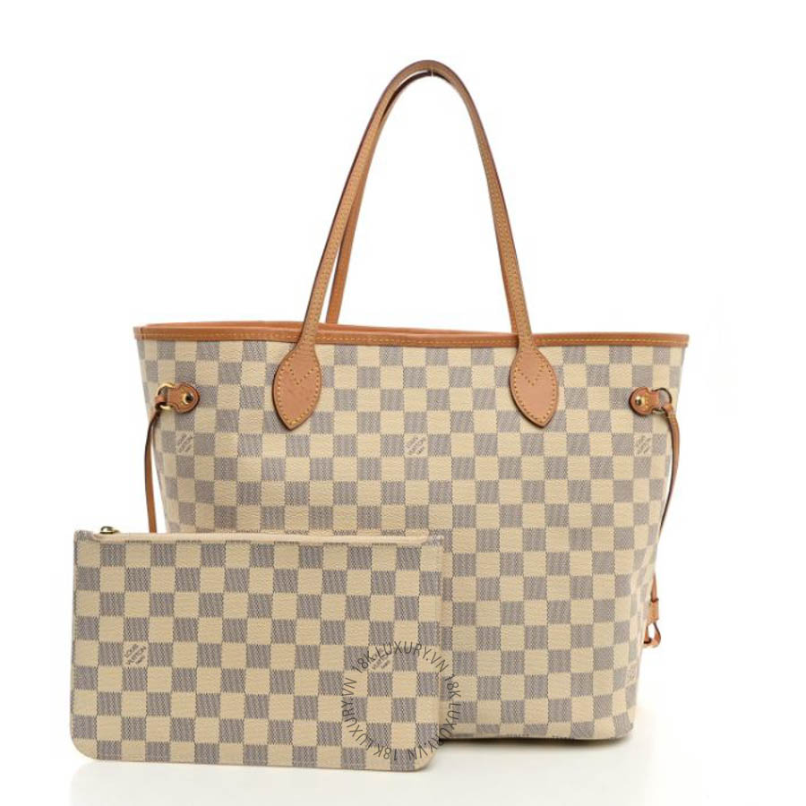 Túi xách tote LV Damier Azur Neo Neverfull MM QWE1227