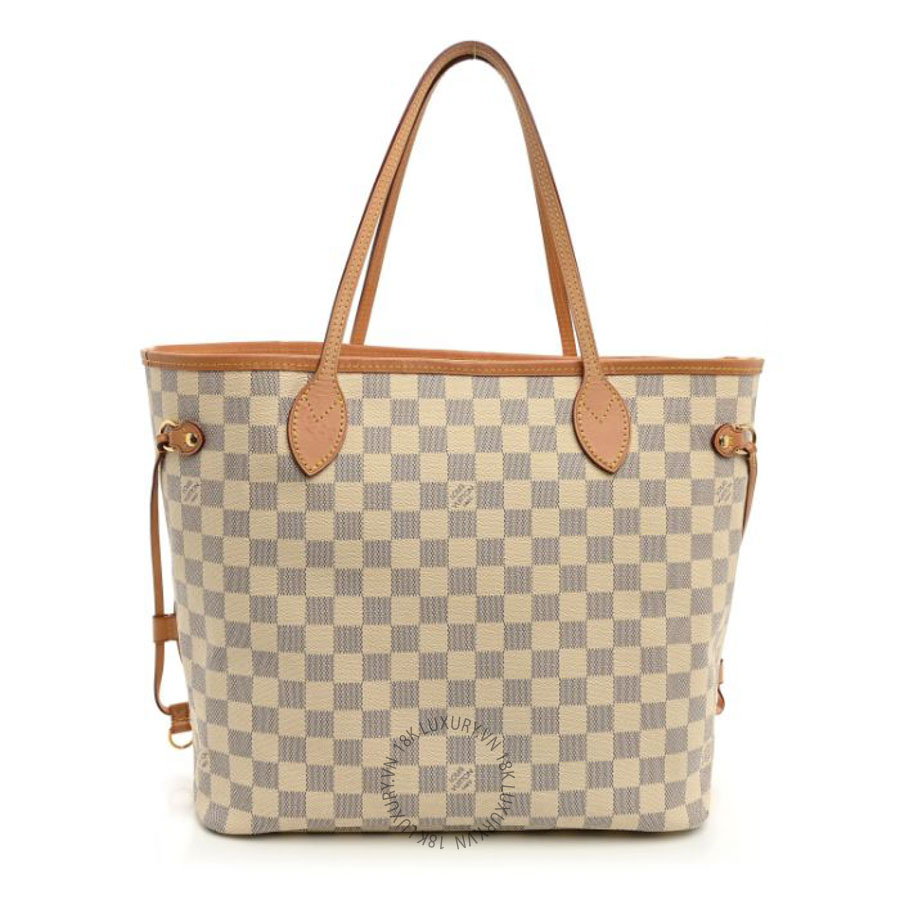 Túi xách tote LV Damier Azur Neo Neverfull MM QWE1227