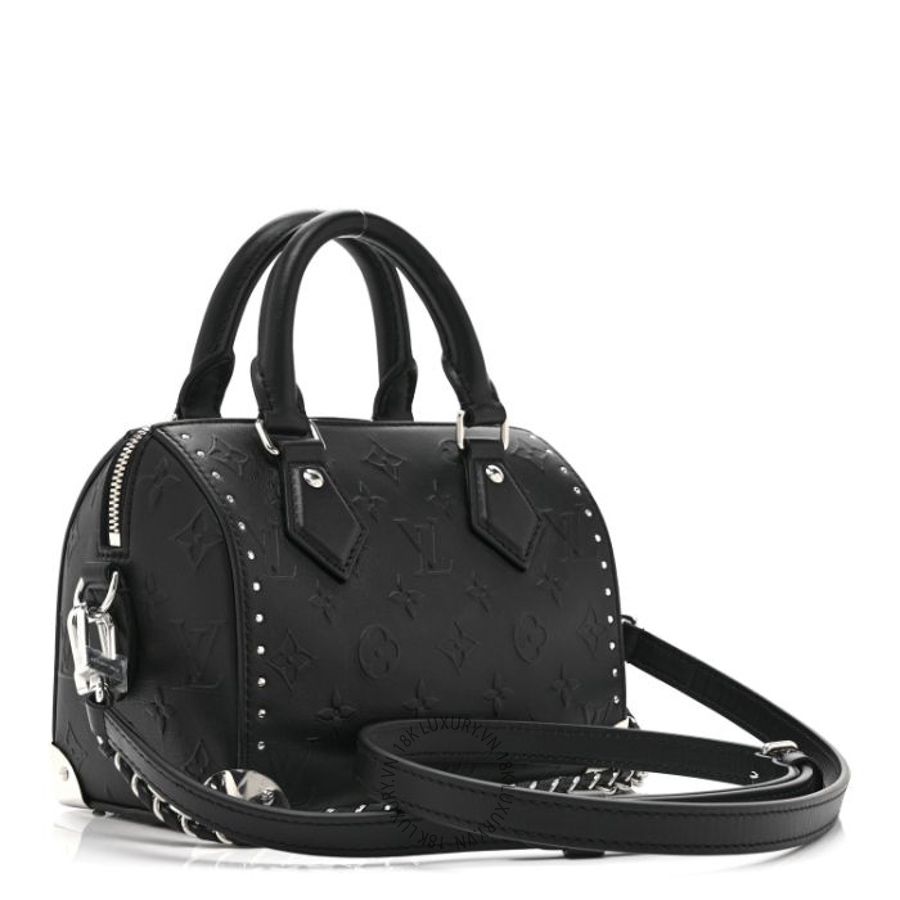 Túi Xách Trống Louis Vuitton Calfskin Monogram Bold Speedy Trunk 20 NSBD284