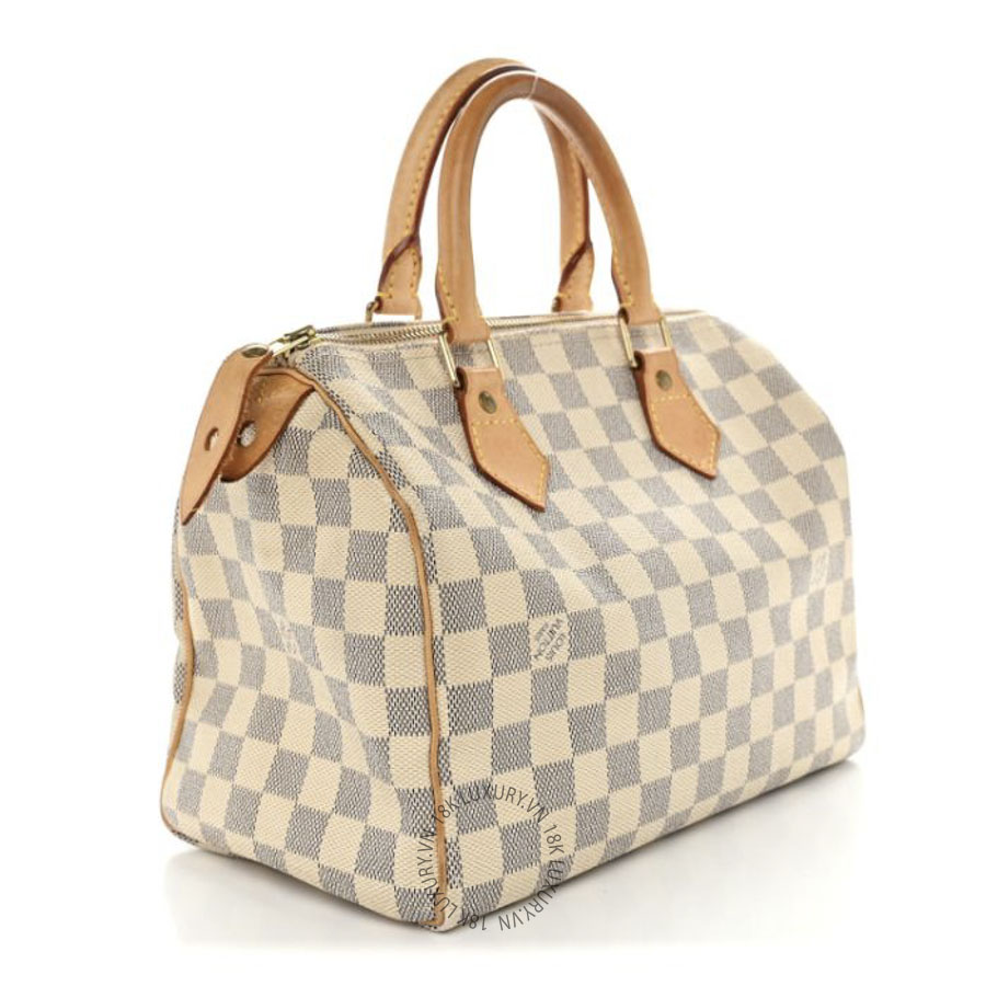 Túi Xách Trống Louis Vuitton Damier Azur Speedy 25 NSBD106