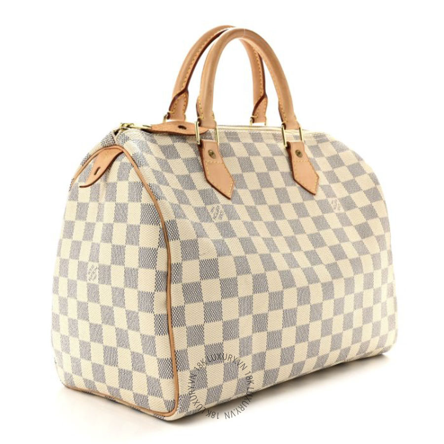 Túi Xách Trống Louis Vuitton Damier Azur Speedy 30 NSBD102