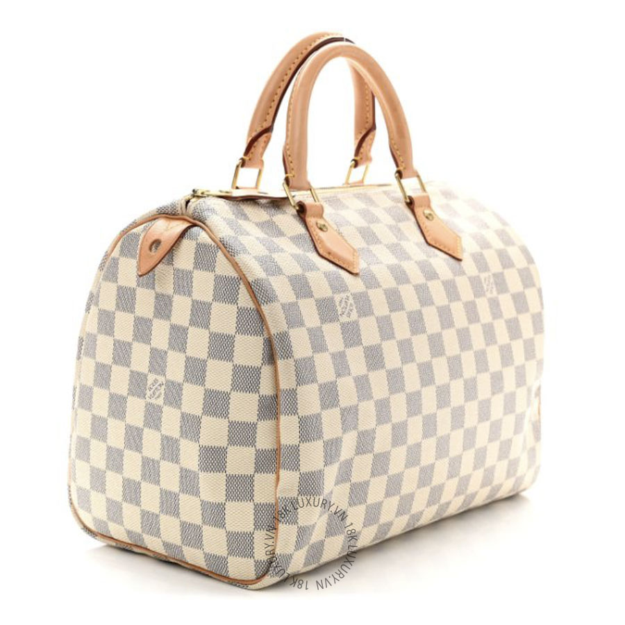 Túi Xách Trống Louis Vuitton Damier Azur Speedy 30 NSBD500