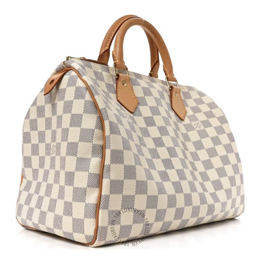 Túi Xách Trống Louis Vuitton Damier Azur Speedy 30 NSBD761