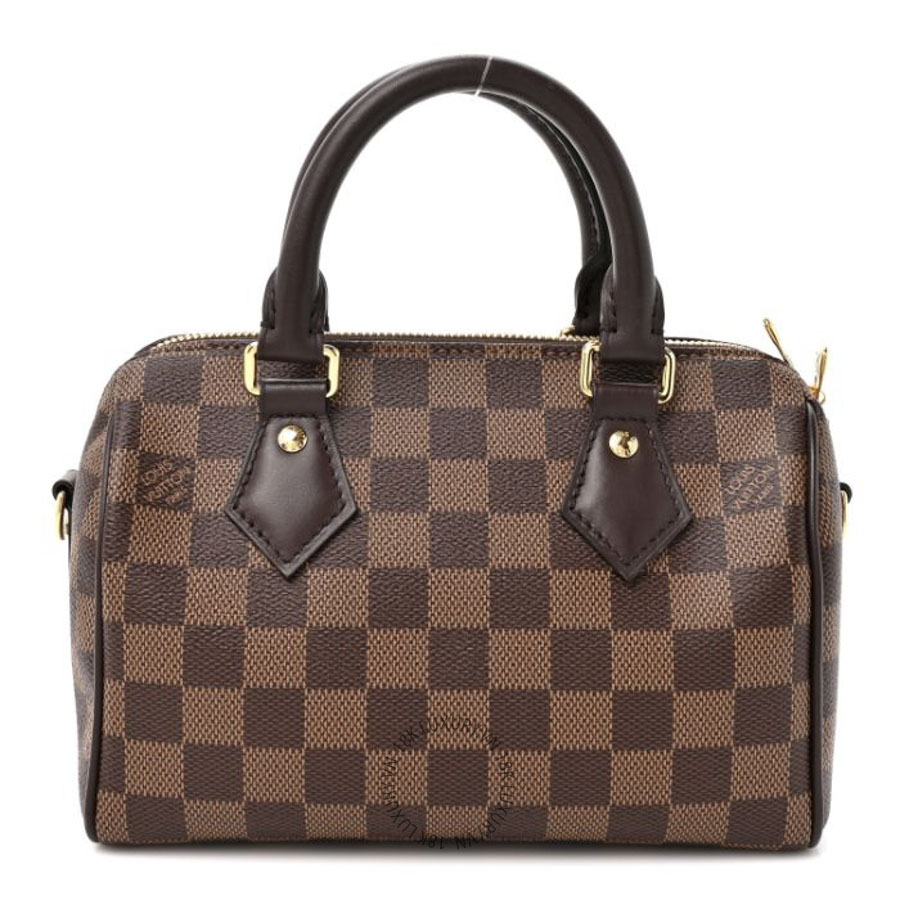 Túi Xách Trống Louis Vuitton Damier Ebene Speedy Bandouliere 20 NSBD344