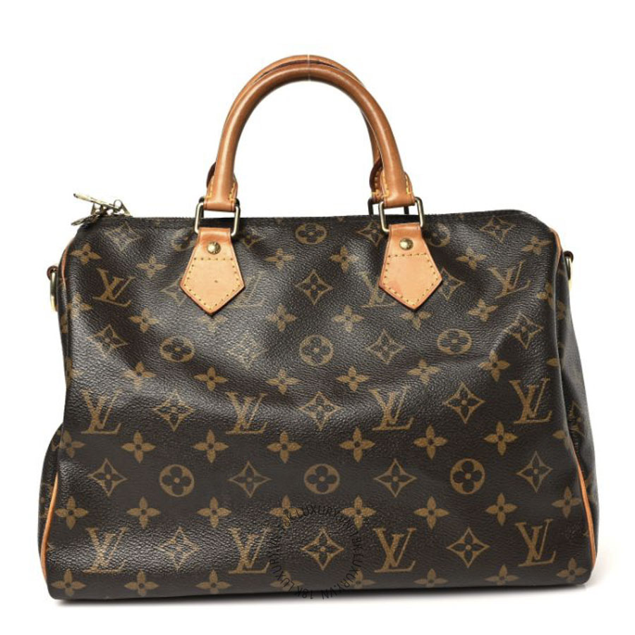 Túi Xách Trống Louis Vuitton Monogram Speedy Bandouliere 30 MNGR111