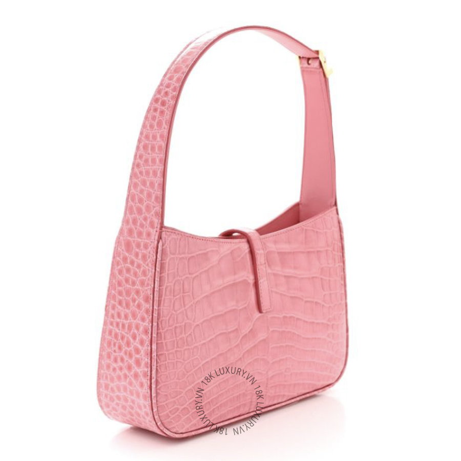 Túi Xách Yves Saint Laurent Alligator LE 5 A 7 Hobo Pink ZZN1168