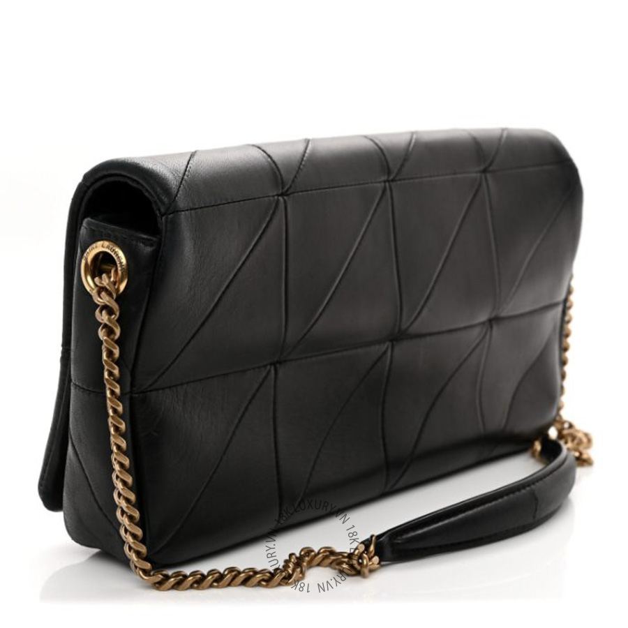 Túi Xách Yves Saint Laurent Lambskin Patchwork Monogram Medium Jamie Black ZZN903