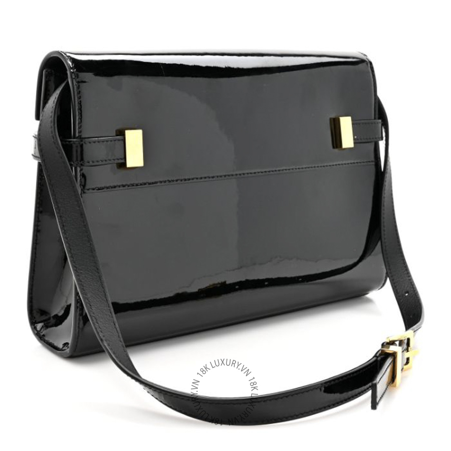 Túi Xách Yves Saint Laurent Patent Small Manhattan Shoulder Bag Black ZZN1029