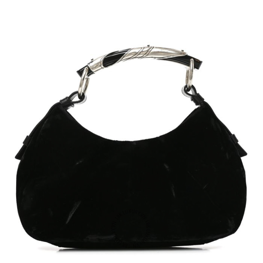 Túi Xách Yves Saint Laurent Velvet Mombasa Small Black ZZN582