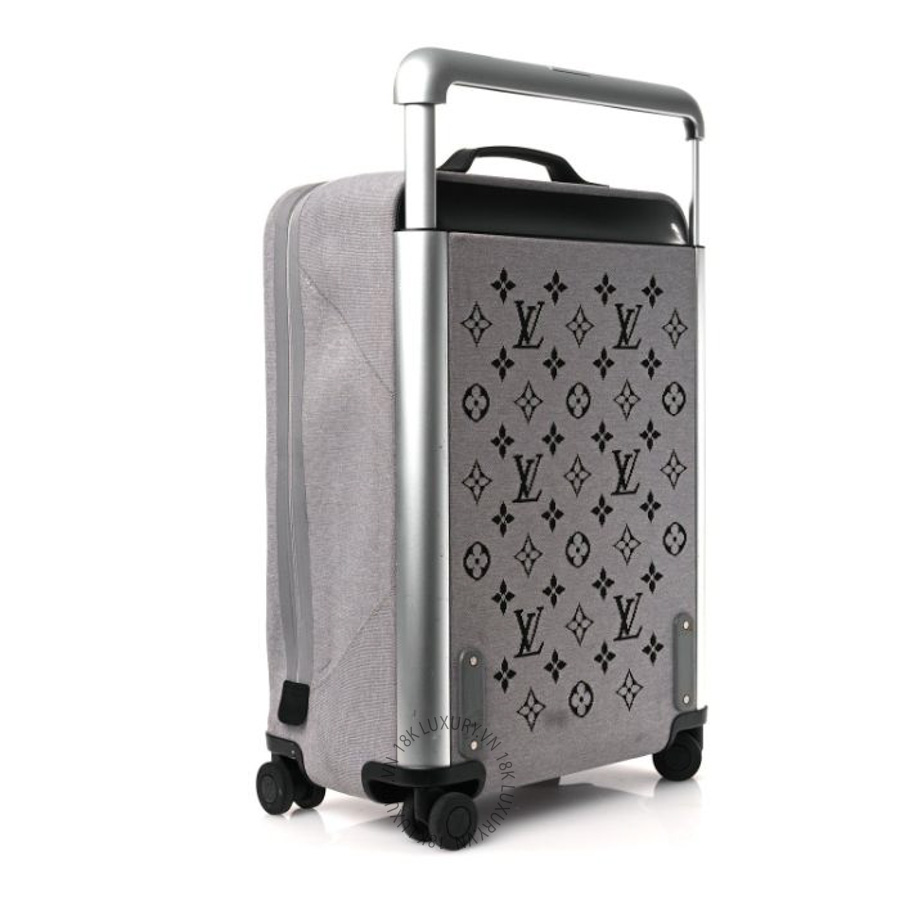 Vali LV Knit Monogram Horizon Soft 55 Suitcase Grey QWE1699