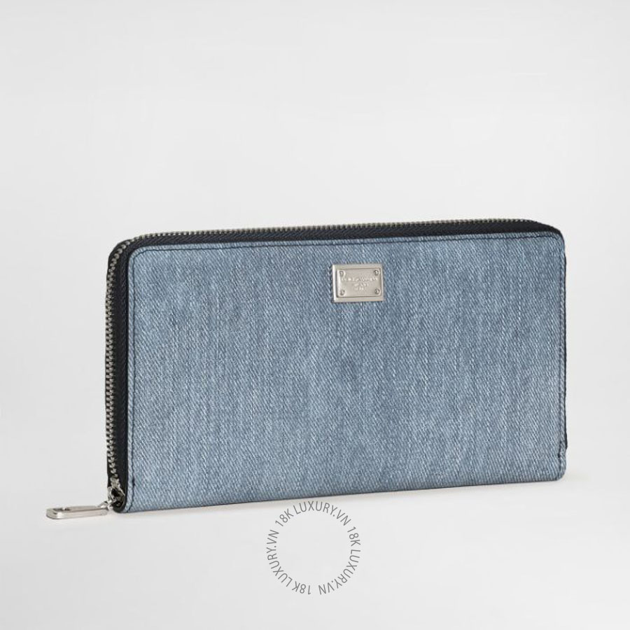 Ví dài Dolce Gabbana Denim nubuck wallet BP1672AY5208M800 NVDG185