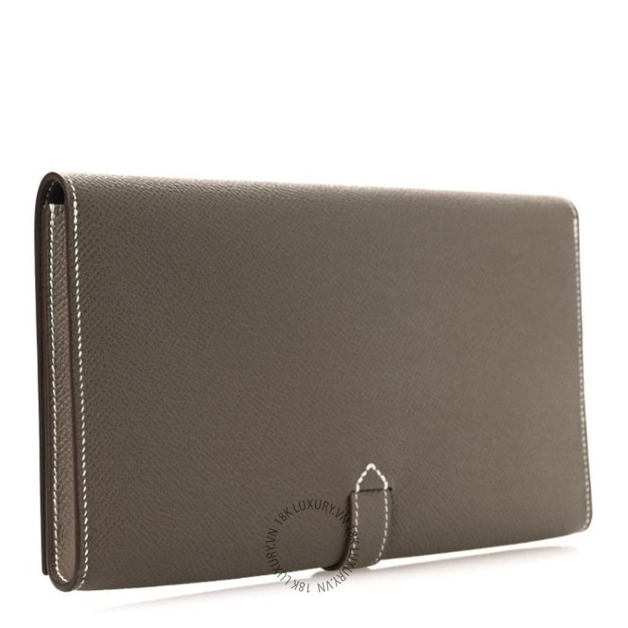 Ví Dài Hermes Epsom New H Passant Toutenmain Wallet Etoupe JJKS113