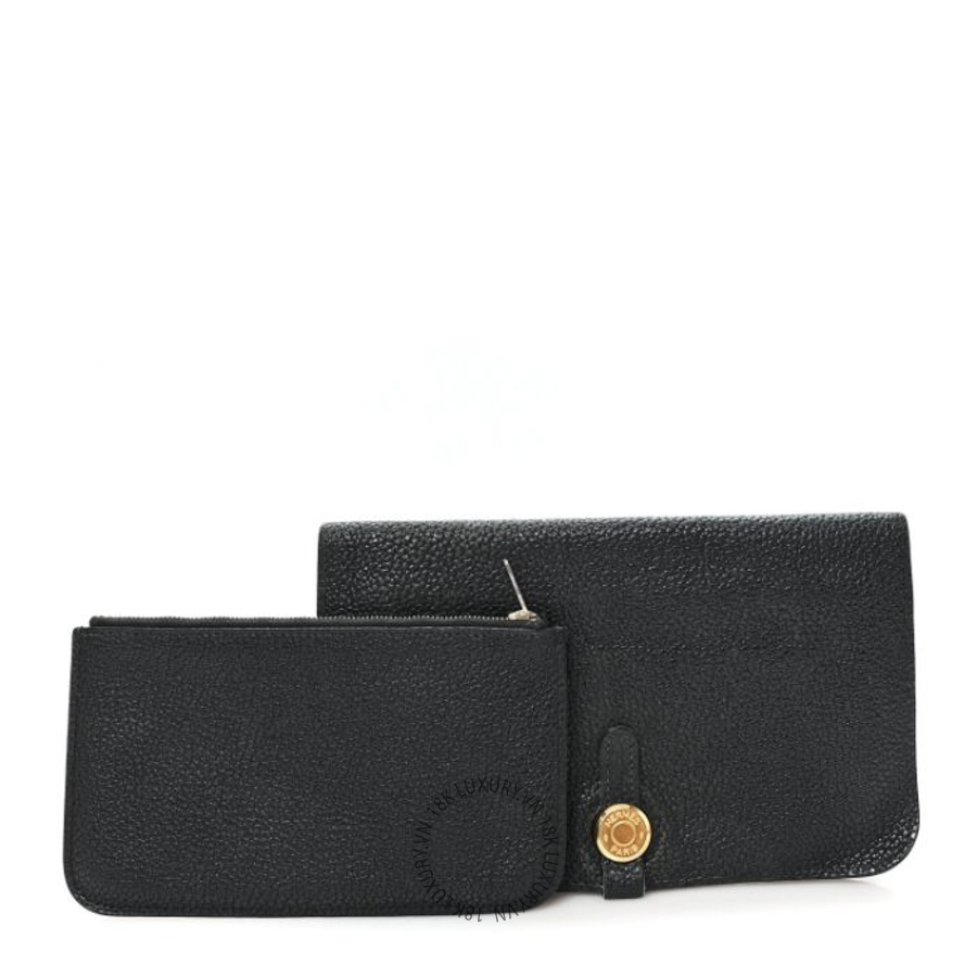 Ví Dài Hermes Togo Dogon Duo Wallet Black JJKS128