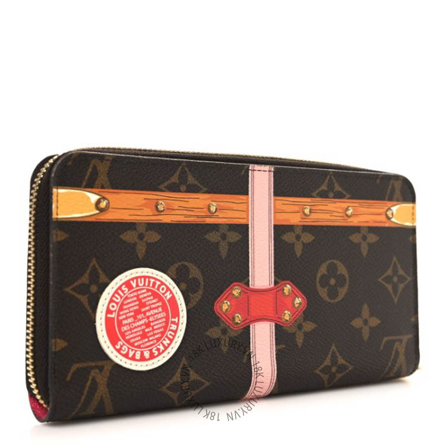 Ví dài Louis Vuitton Monogram Summer Trunks Zippy Wallet FPVL706