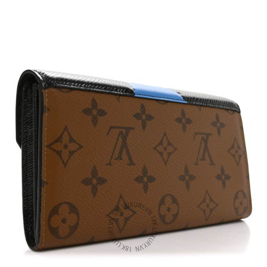 Ví dài Louis Vuitton Reverse Monogram Kabuki Sarah Wallet FPVL735