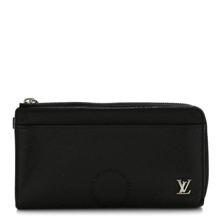 Ví dài Louis Vuitton Taiga Dragonne Zippy Wallet Black FPVL009