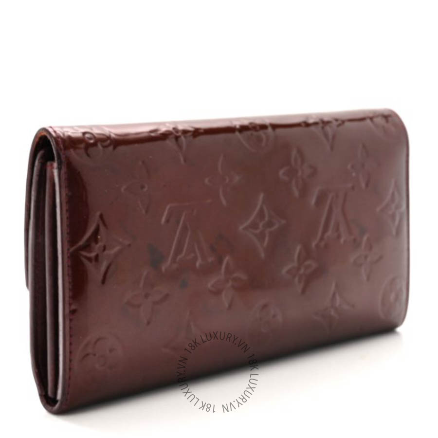 Ví dài Louis Vuitton Vernis Sarah Wallet Rouge Fauviste FPVL034
