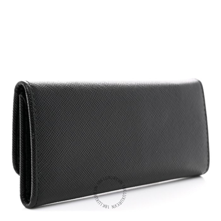 Ví Dài Prada Saffiano Metal 6 Key Holder Black SKRS036