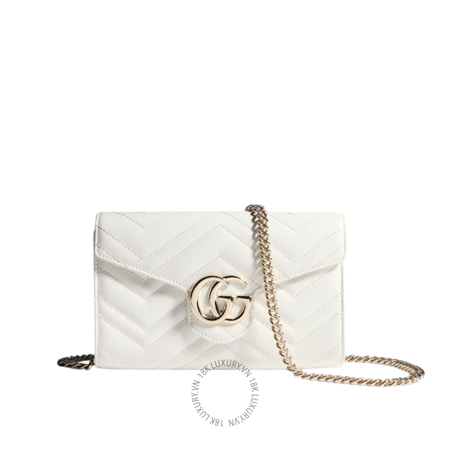 Ví Đeo Chéo Gucci GG Marmont wallet on chain 837745 AAET8 9050 GGV075