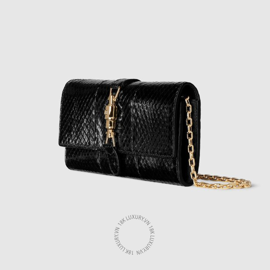 Ví Đeo Chéo Gucci Jackie anaconda wallet on chain 867165 LAAI2 1000 GGV082