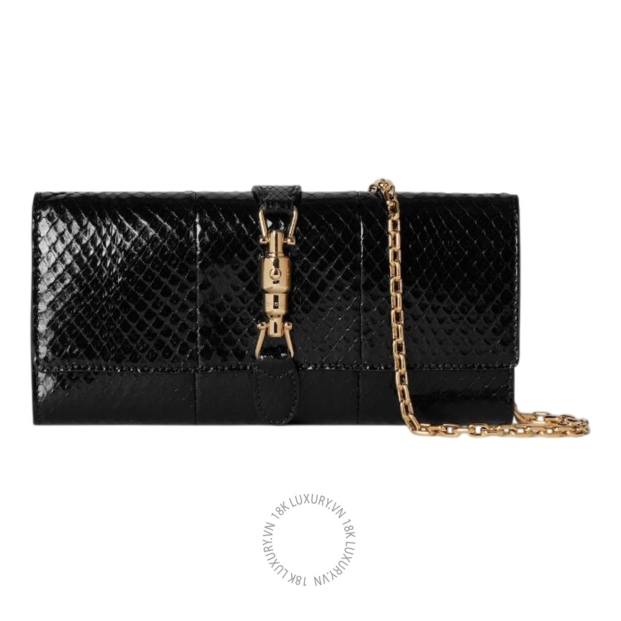 Ví Đeo Chéo Gucci Jackie anaconda wallet on chain 867165 LAAI2 1000 GGV082