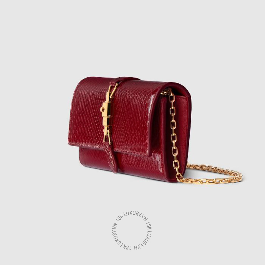 Ví Đeo Chéo Gucci Jackie python wallet on chain 867165 LAALK 6106 GGV081