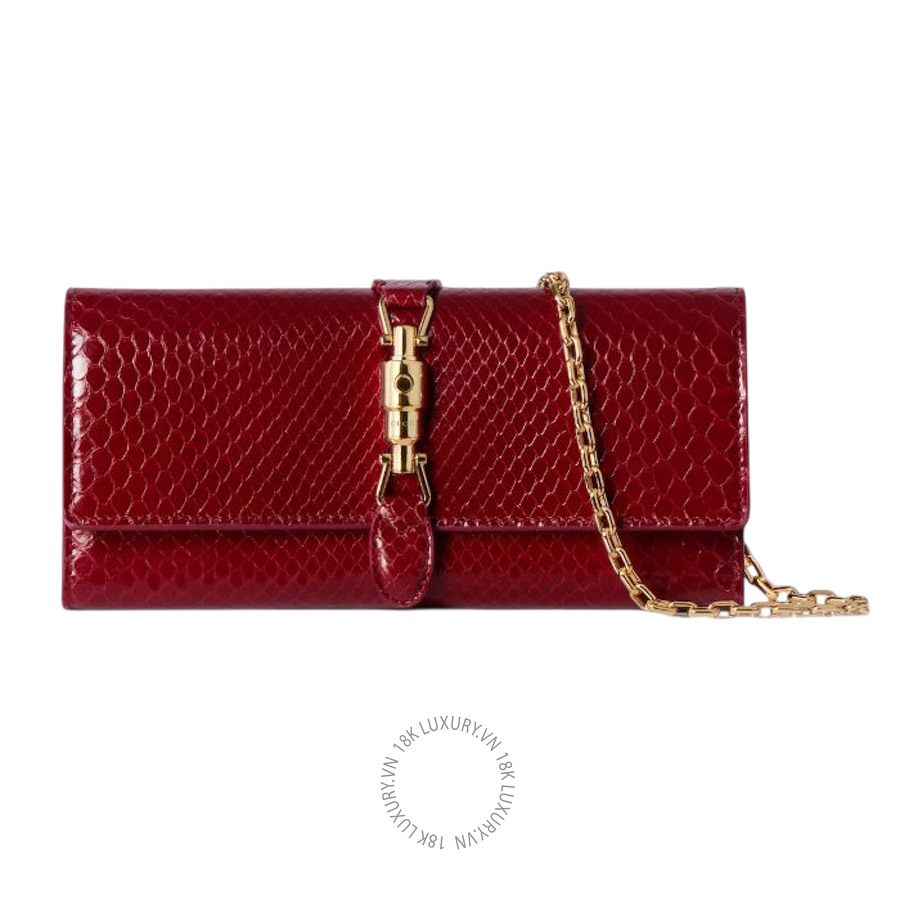 Ví Đeo Chéo Gucci Jackie python wallet on chain 867165 LAALK 6106 GGV081
