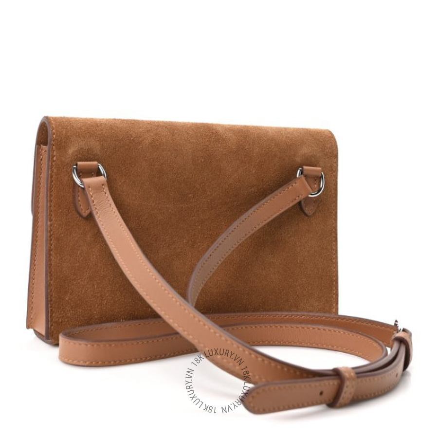 Ví Đeo Chéo Hermes Veau Grizzly Swift Hermesnap Wallet Sesame JJKS041