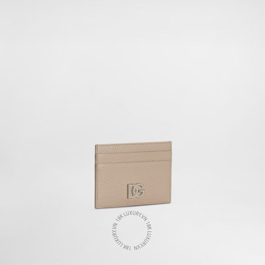 Ví ngắn Dolce Gabbana Calfskin card holder with logo BP0330A03708I399 NVDG176