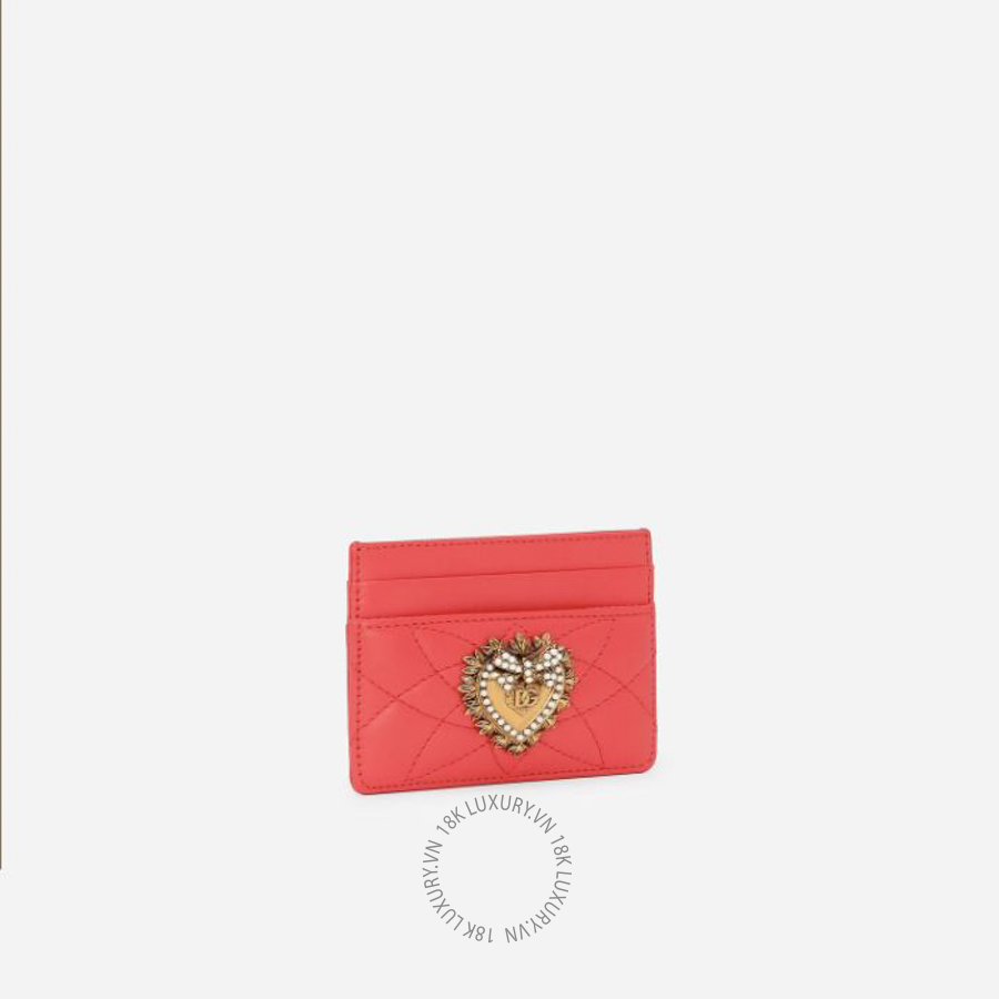Ví ngắn Dolce Gabbana Devotion card holder BI0330AV96787550 NVDG051