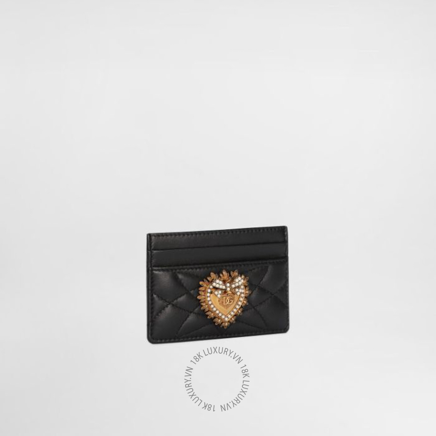 Ví ngắn Dolce Gabbana Devotion credit card holder BI0330AV96780999 NVDG011