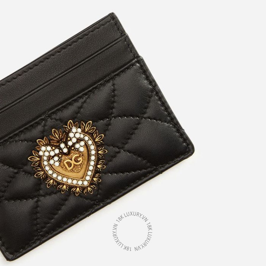 Ví ngắn Dolce Gabbana Devotion credit card holder BI0330AV96780999 NVDG011 11 Ví ngắn Dolce Gabbana Devotion credit card holder BI0330AV96780999 NVDG011