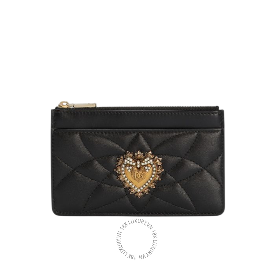 Ví ngắn Dolce Gabbana Medium Devotion card holder BI1261AV96780999 NVDG003
