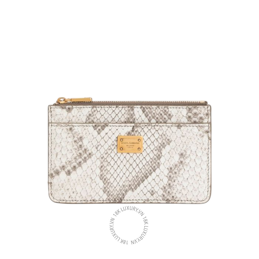 Ví ngắn Dolce Gabbana Python card holder BI1261A2J5680001 NVDG049