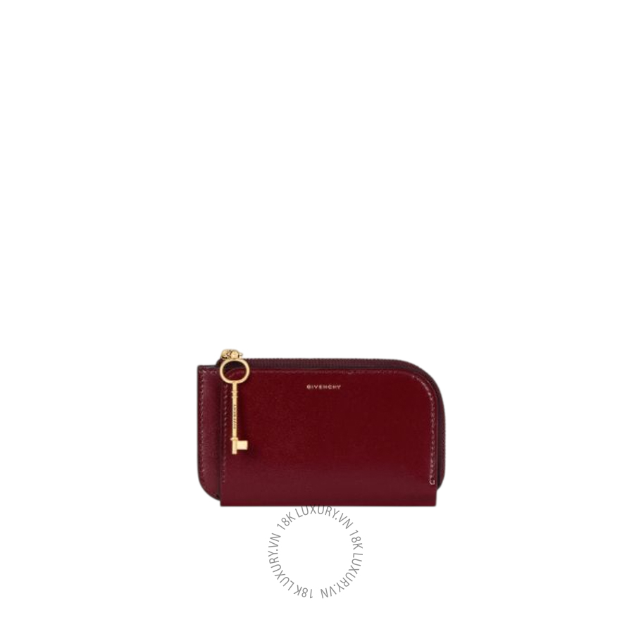 Ví Ngắn Givenchy Lucky Charms zipped card holder in Box leather BB60R0B13A-542 GHJ009