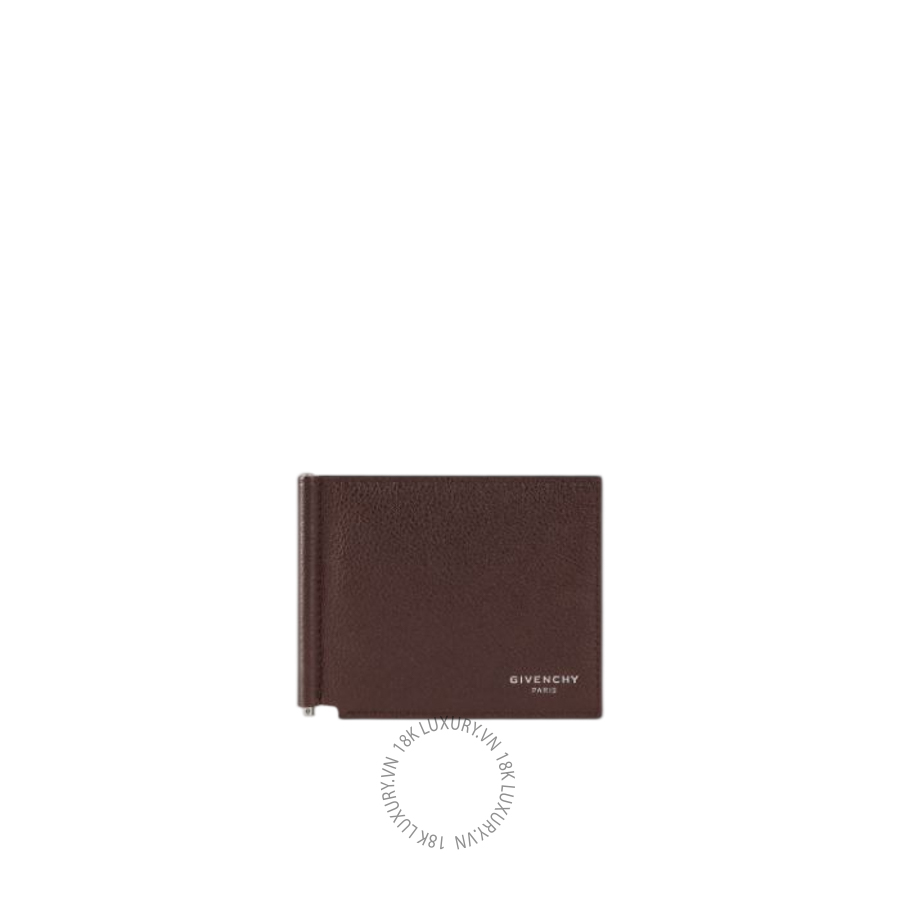 Ví Ngắn Givenchy Wallet in grained leather with clip BK60GQK21M-206 CVT020