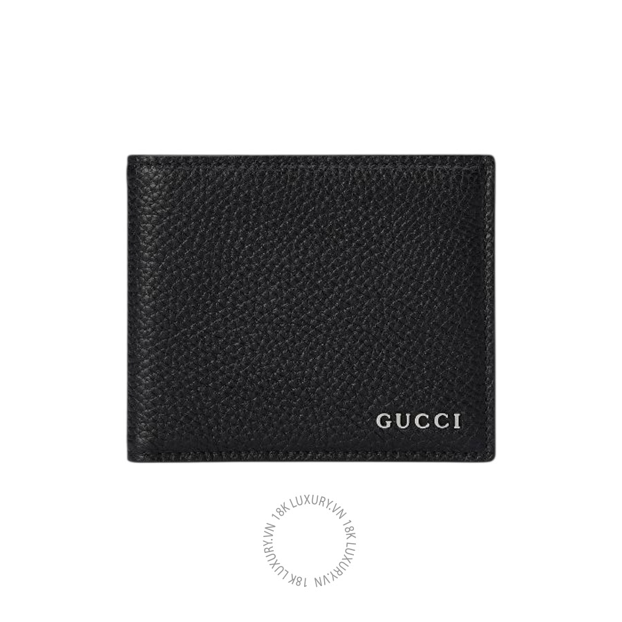 Ví Ngắn Gucci Bi-fold wallet with logo 771148 AABXM 1000 GGV172