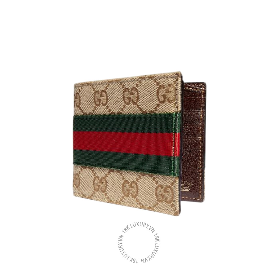 Ví Ngắn Gucci Bi-fold wallet with Web 867335 FAF1B 9653 GGV154