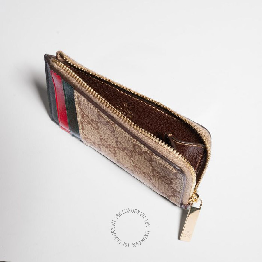 Ví Ngắn Gucci Card case with multicolor slots A00726 FAGI8 9656 GGV020