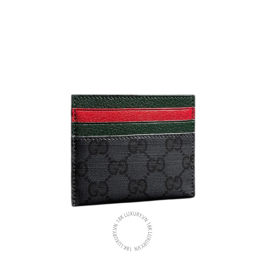 Ví Ngắn Gucci Card case with Web card slots A0071B FAGI8 1081 GGV099