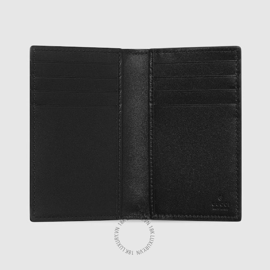 Ví Ngắn Gucci GG Emblem card case 850183 AAFDV 1000 GGV160