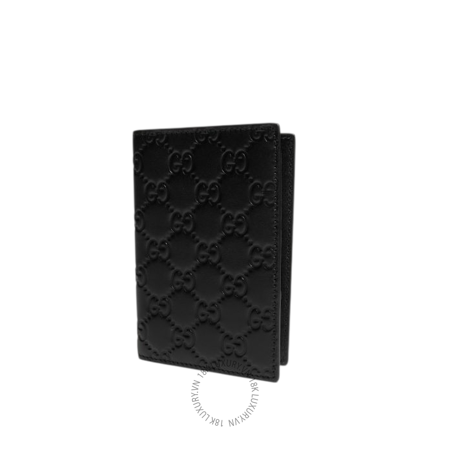 Ví Ngắn Gucci GG Emblem passport case 850184 AAFDV 1000 GGV140