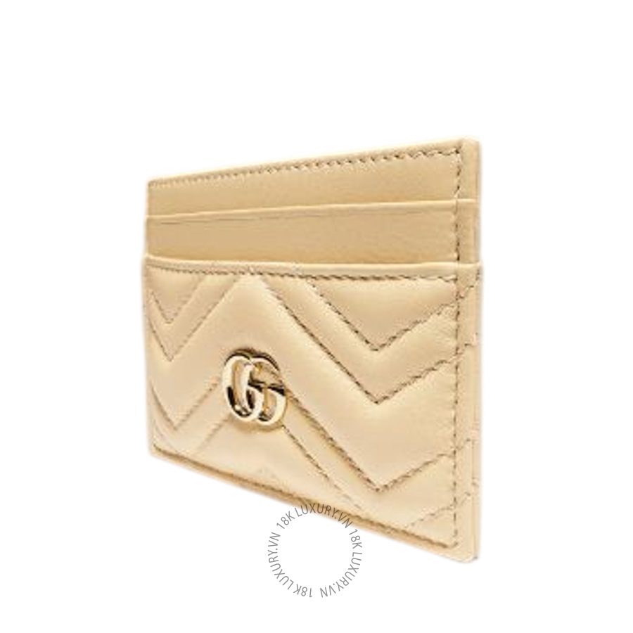 Ví Ngắn Gucci GG Marmont card case 443127 AAGUV 9305 GGV007