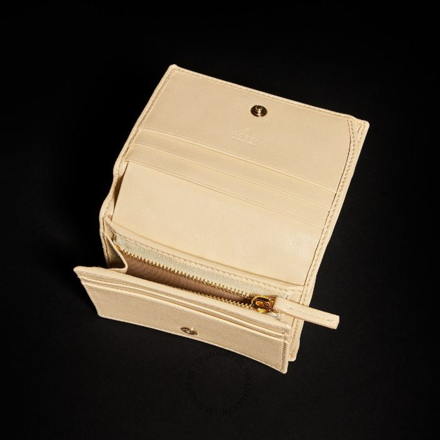 Ví Ngắn Gucci GG Marmont small wallet 466492 AAGUV 9305 GGV038