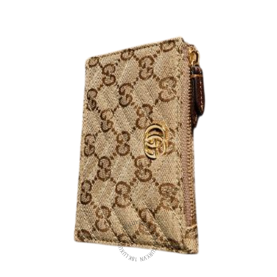 Ví Ngắn Gucci GG Marmont zip key pouch 837747 FAF05 9651 GGV017